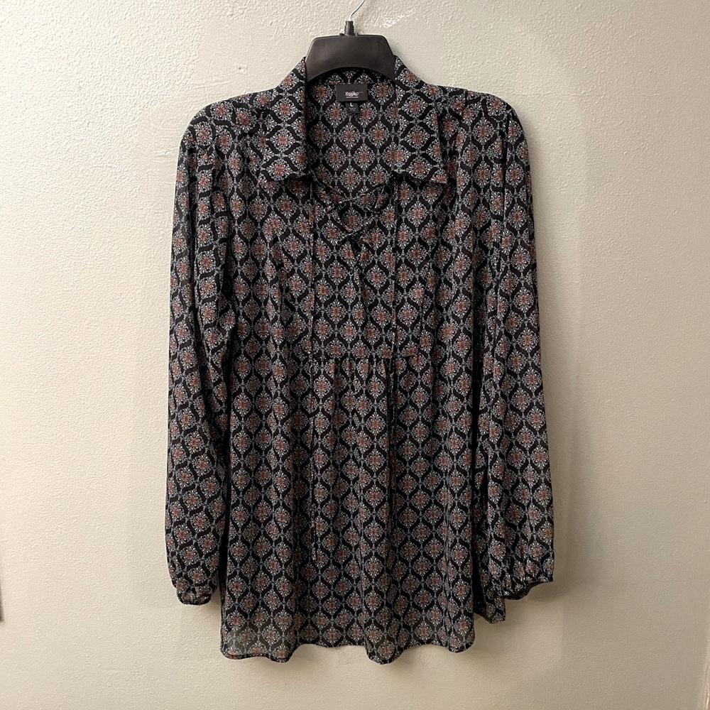 Lace Up Damask Dress